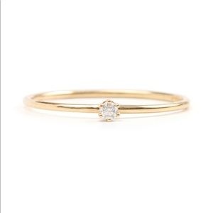Satomi Kawakita White Diamond Ring (Rose Gold)